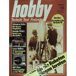 Hobby Nr.3 / 4 Februar 1980 - Als die Raketen fliegen lernten