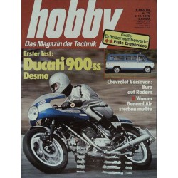 Hobby Nr.25 / 3 Dezember 1975 - Ducati 900 ss Desmo