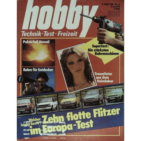 Hobby Nr.4 / 5 Februar 1979 - Zehn flotte Flitzer