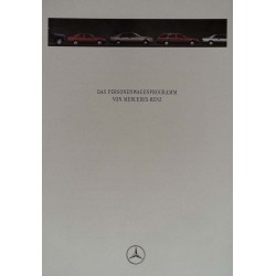 Das Personenwagenprogramm von Mercedes-Benz - von 1991