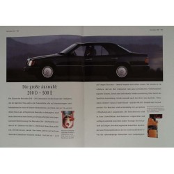 Das Personenwagenprogramm von Mercedes-Benz - von 1991