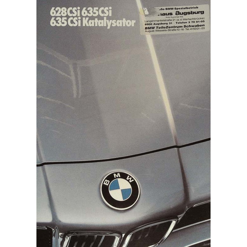 BMW 628 CSi, 635 CSi, 635 CSi Katalysator - von 1985