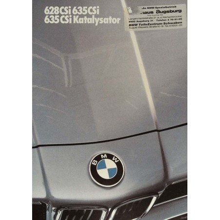 BMW 628 CSi, 635 CSi, 635 CSi Katalysator - von 1985