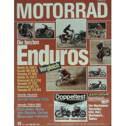 Motorrad Nr.15 / 23 Juli 1980 - Die besten Enduros