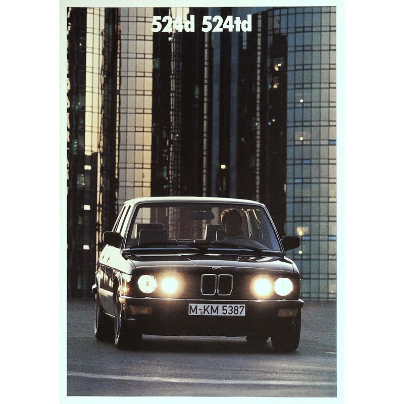 BMW 524d und 524td - von 1987