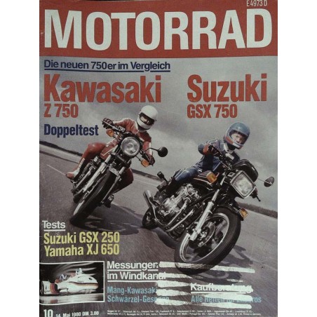 Motorrad Nr.10 / 14 Mai 1980 - 750er im Vergleich
