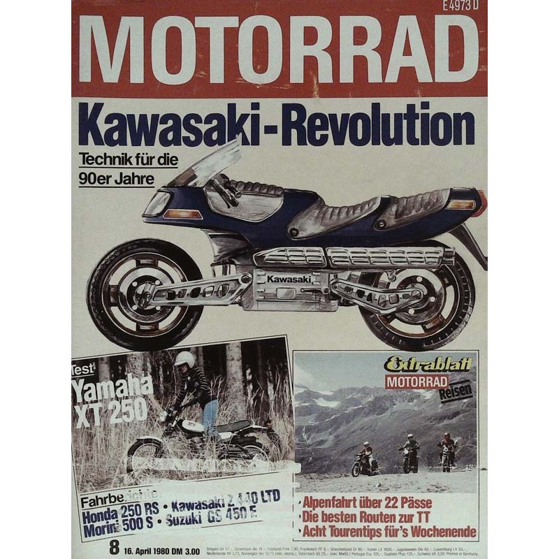Motorrad Nr.8 / 16 April 1980 - Kawasaki Revolution