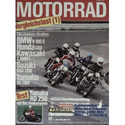 Motorrad Nr.12 / 11 Juni 1980 - Die starken Großen