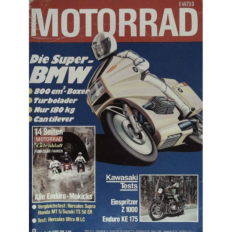Motorrad Nr.9 / 30 April 1980 - Die Super-BMW