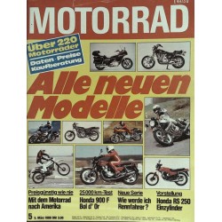Motorrad Nr.5 / 5 März 1980 - Alle neuen Modelle