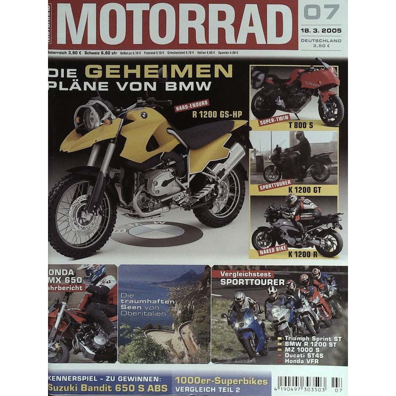 Motorrad Nr.7 / 18 März 2005 - BMW R 1200 GS-HP