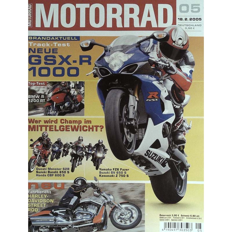 Motorrad Nr.5 / 18 Februar 2005 - Suzuki GSX-R 1000