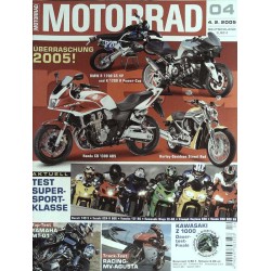 Motorrad Nr.4 / 4 Februar 2005 - Überraschung 2005!