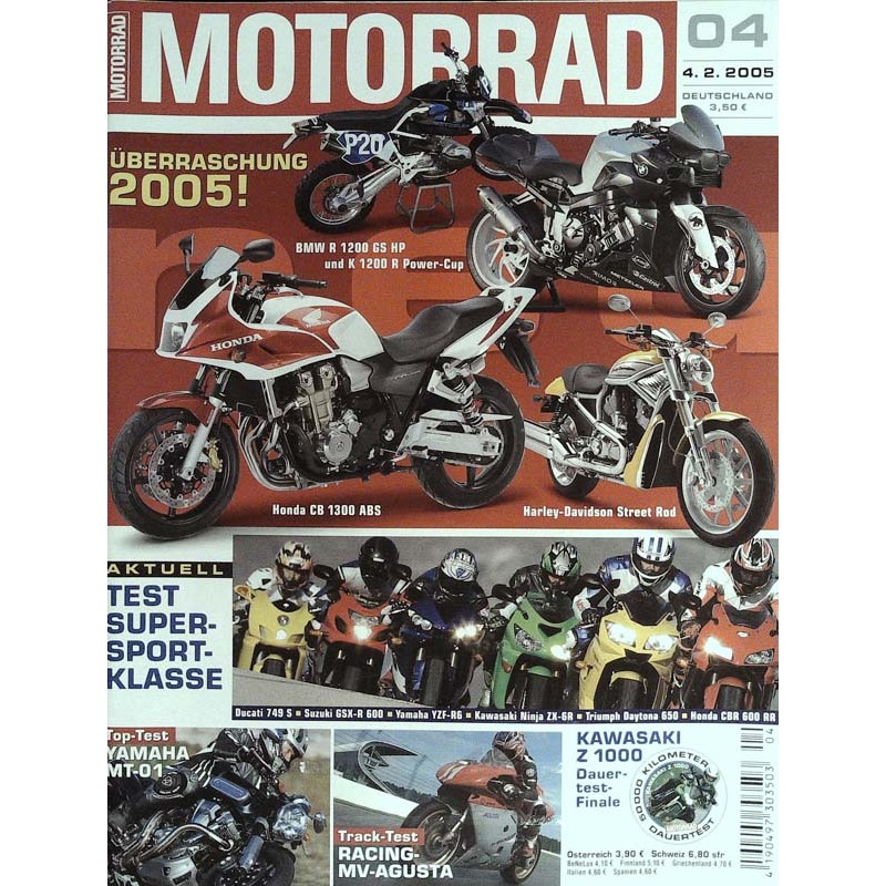 Motorrad Nr.4 / 4 Februar 2005 - Überraschung 2005!