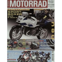 Motorrad Nr.10/ 29 April 2005 - Sportboxer BMW R 1200 S