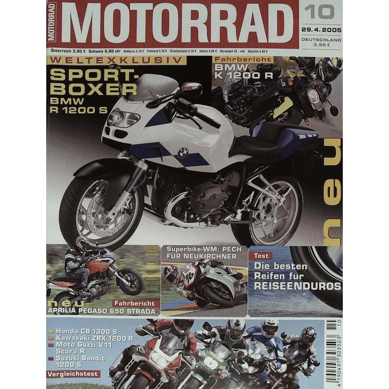 Motorrad Nr.10/ 29 April 2005 - Sportboxer BMW R 1200 S