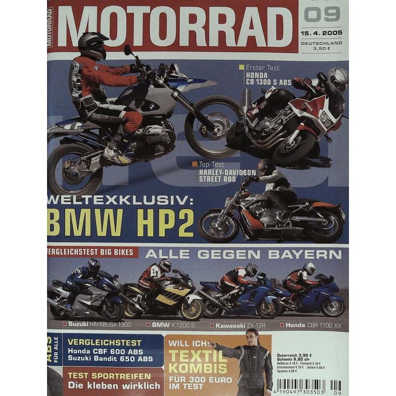 Motorrad Nr.9/ 15 April 2005 - Weltexklusiv BMW HP2