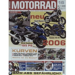 Motorrad Nr.16 / 22 Juli 2005 - Neu 2006