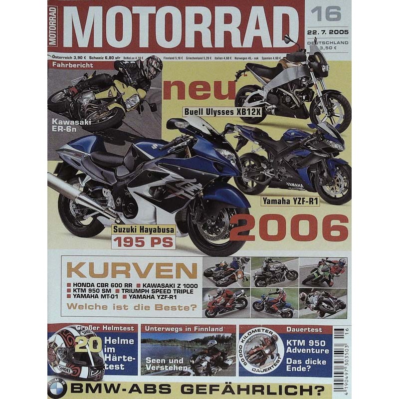 Motorrad Nr.16 / 22 Juli 2005 - Neu 2006