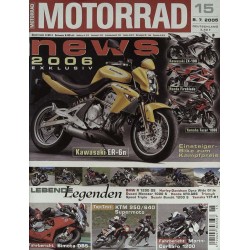 Motorrad Nr.15 / 8 Juli 2005 - News Kawasaki ER-6n
