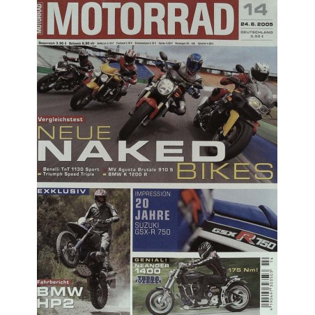 Motorrad Nr.14 / 24 Juni 2005 - Neue Naked Bikes