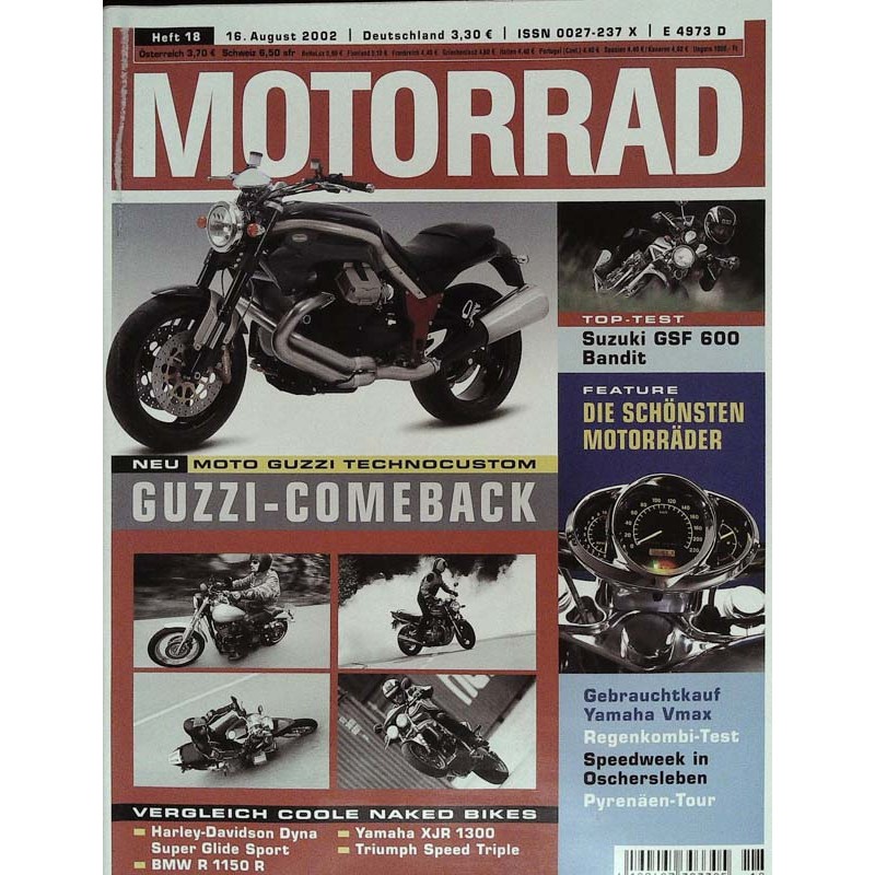 Motorrad Nr.18 / 16 August 2002 - Guzzi Comeback