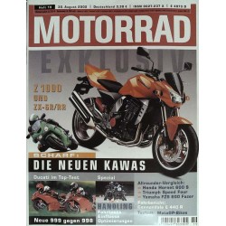 Motorrad Nr.19 / 30 August 2002 - Kawasaki Z 1000