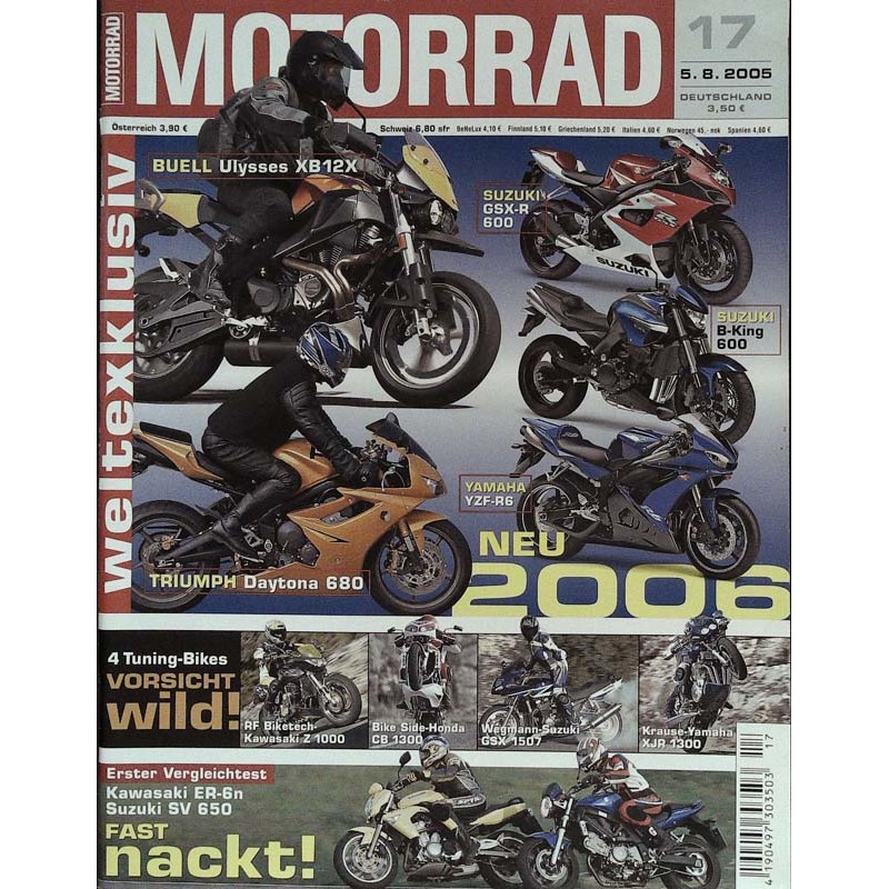 Motorrad Nr.18 / 5 August 2005 - Weltexklusiv