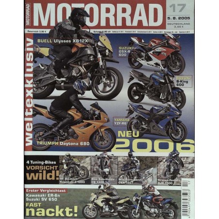 Motorrad Nr.18 / 5 August 2005 - Weltexklusiv