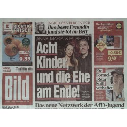 Bild Zeitung Samstag, 29 November 2025 - Anna-Maria & Bushido