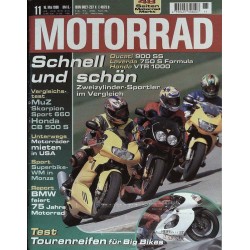 Motorrad Nr.11 / 16 Mai 1998 - Schnell und schön