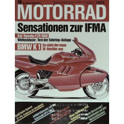 Motorrad Nr.18 / 20 August 1988 - BMW K1