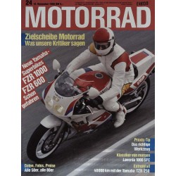 Motorrad Nr.24 / 12 November 1988 - Neue Yamaha Superbikes
