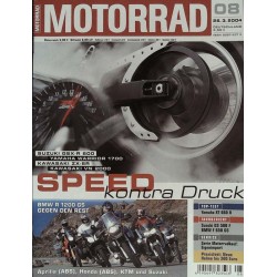 Das Motorrad Nr.8 / 26 März 2004 - Speed kontra Druck