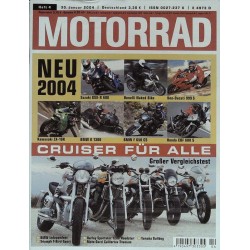 Das Motorrad Nr.4 / 30 Januar 2004 - Cruiser für alle
