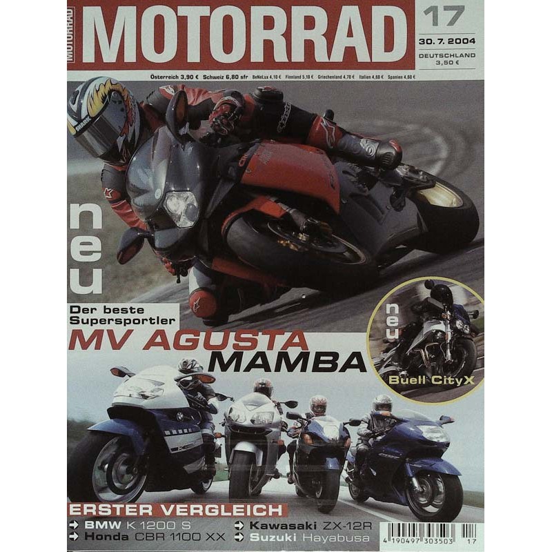 Motorrad Nr.17 / 30 Juli 2004 - MV Agusta Mamba