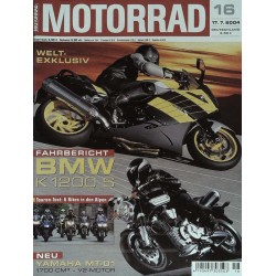 Motorrad Nr.16 / 17 Juli 2004 - Fahrbericht BMW K 1200 S