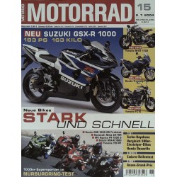Motorrad Nr.15 / 2 Juli 2004 - Suzuki GSX-R 1000