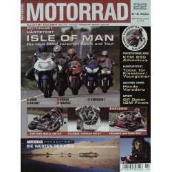 Motorrad Nr.22 / 8 Oktober 2004 - Isle of Man
