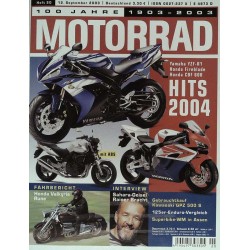 Motorrad Nr.20 / 12 September 2003 - Die Hits 2004