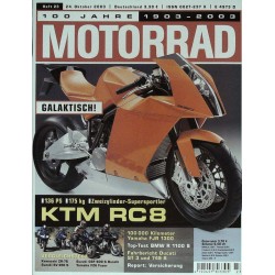 Motorrad Nr.23 / 24 Oktober 2003 - KTM RC8