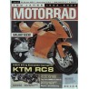 Motorrad Nr.23 / 24 Oktober 2003 - KTM RC8