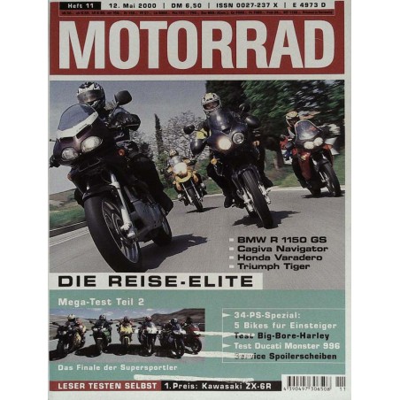 Das Motorrad Nr.11 / 12 Mai 2000 - Die Reise-Elite