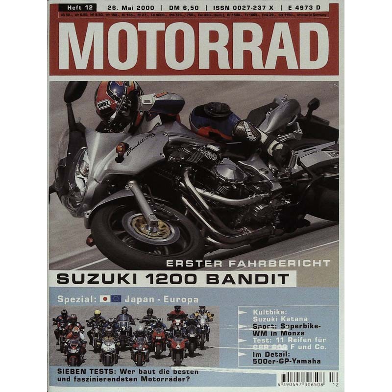 Motorrad Nr.12 / 26 Mai 2000 - Suzuki 1200 Bandit