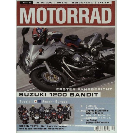 Motorrad Nr.12 / 26 Mai 2000 - Suzuki 1200 Bandit