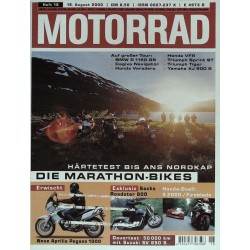 Motorrad Nr.18 / 18 August 2000 - Die Marathon Bikes