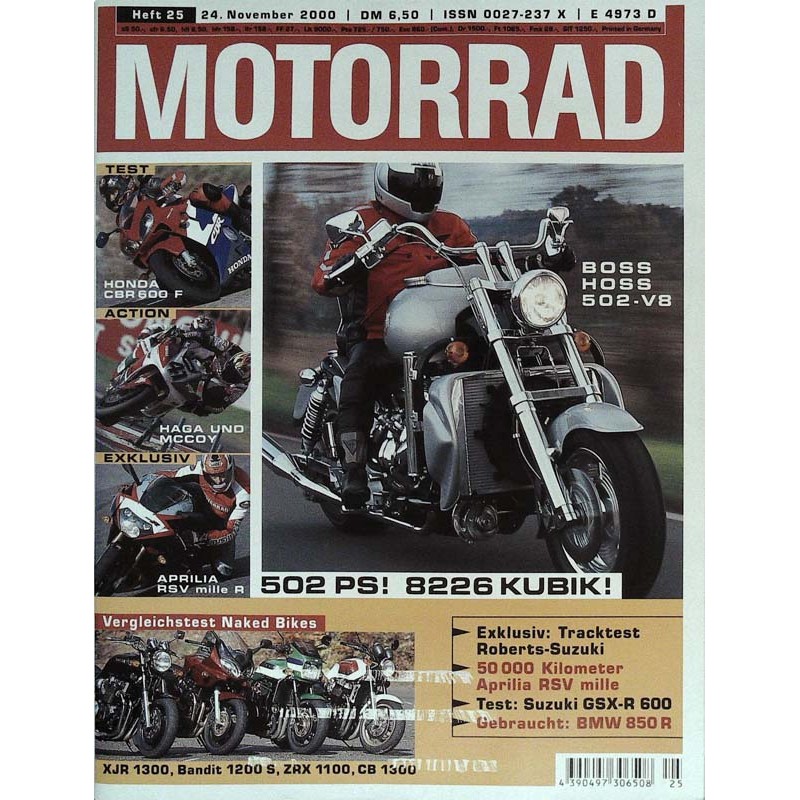 Motorrad Nr.25 / 24 November 2000 - Boss Hoss 502-V8