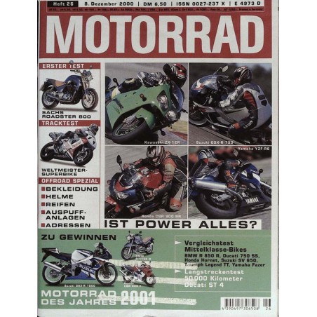 Motorrad Nr.26 / 8 Dezember 2000 - Ist Power ist alles?