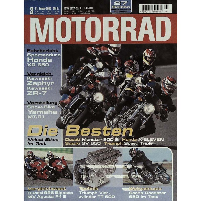 Motorrad Nr.3 / 21 Januar 2000 - Die Besten