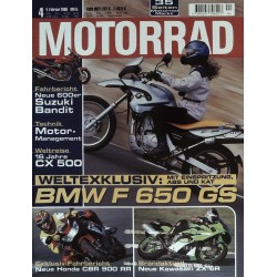 Motorrad Nr.4 / 4 Februar 2000 - BMW F 650 GS